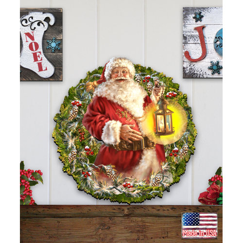 The Holiday Aisle® Collegeville Enchanted Christmas Santa Wall and